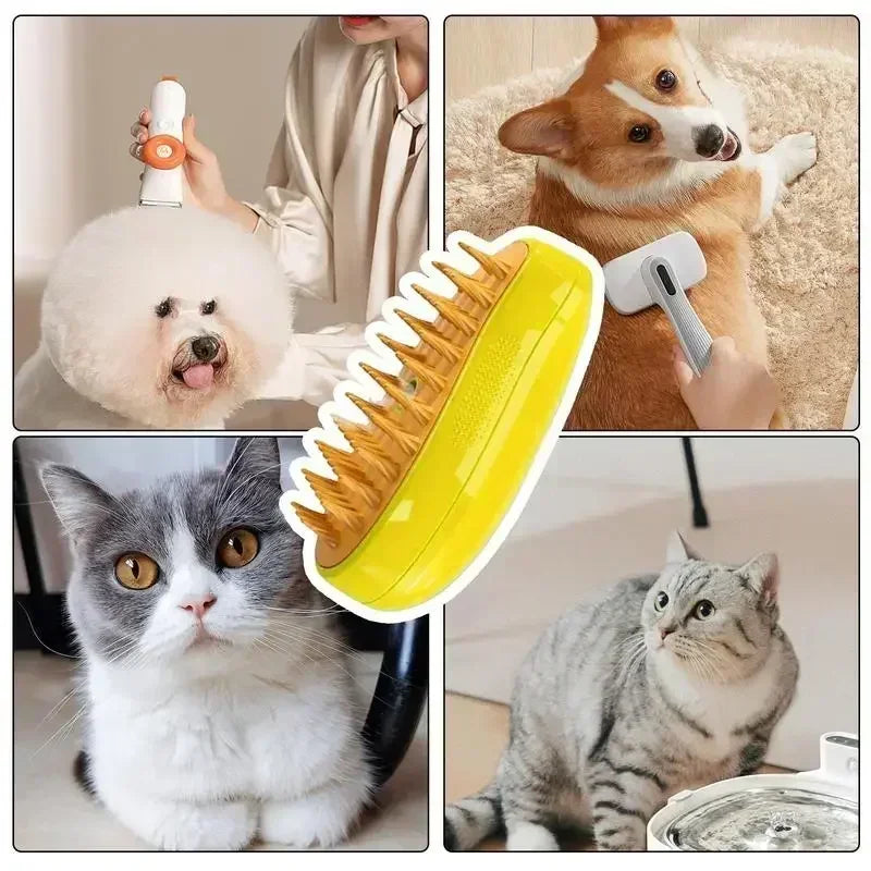 3-In-1 Electric Pet Grooming Brush