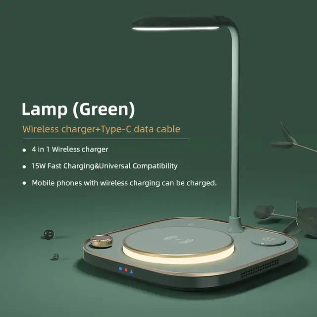 Led Desk Lamp 3 in 1 Wireless Charger