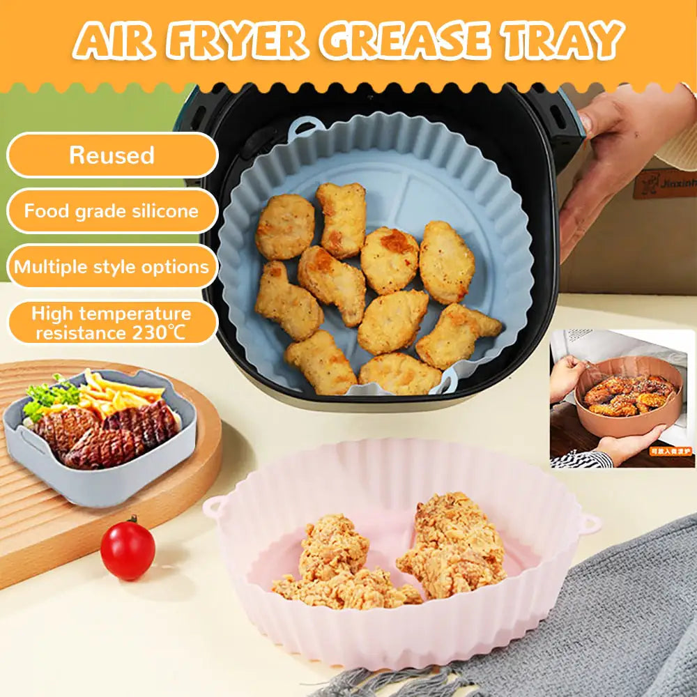 Silicone Air Fryer Baking Tray