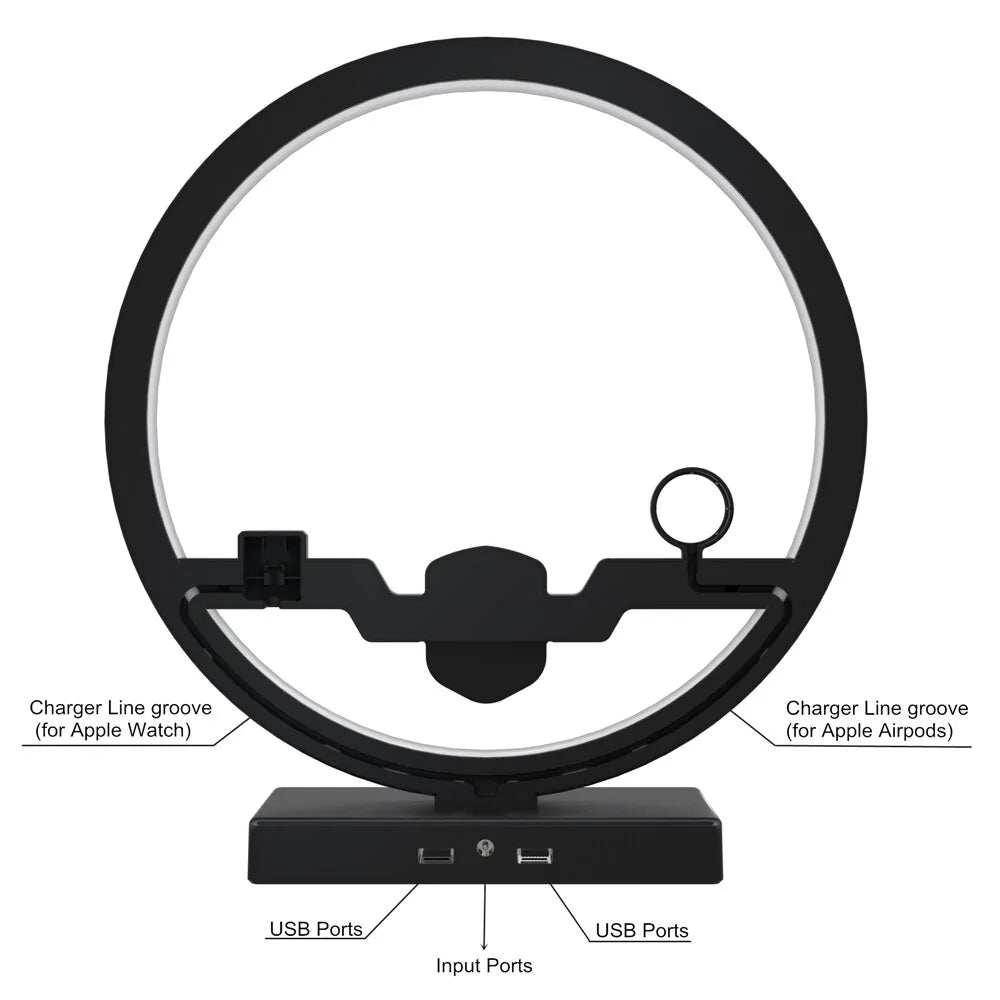 Wireless Charger Table Lamp